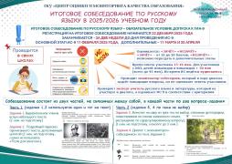 Информационный листок № 8 "Итоговое собеседование по русскому языку в 2025/2026 году"